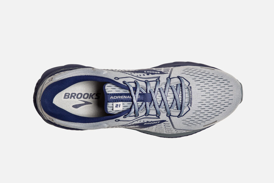 Brooks Adrenaline Gts 21 Road Loopschoenen Heren - Grijs - 786142ENZ